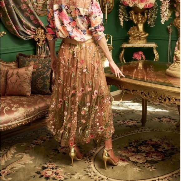 NWT Anthropologie Aratta Silent Journey Field Maxi Skirt - Picture 6 of 6